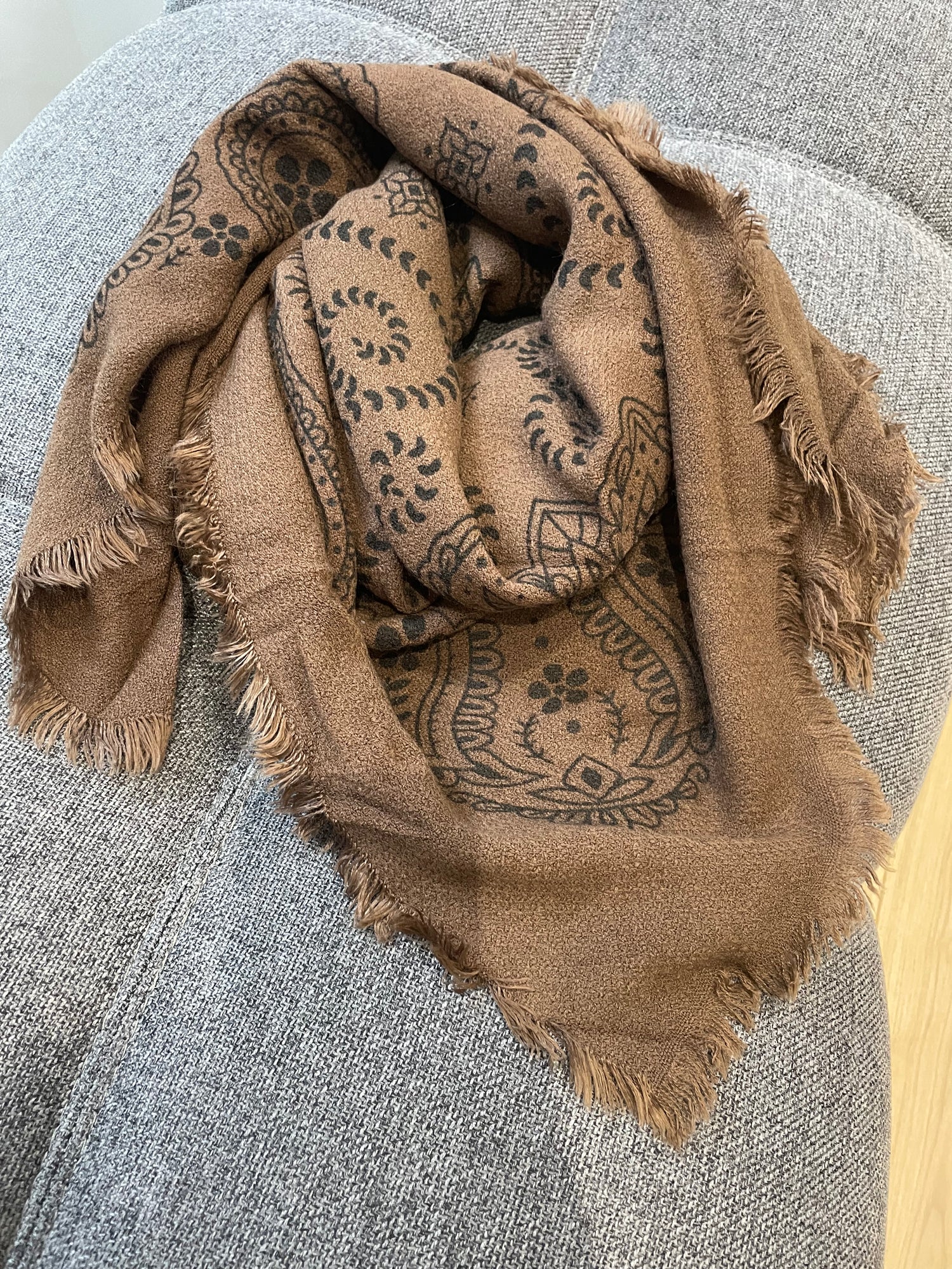 Echarpe bandana PM - chocolat