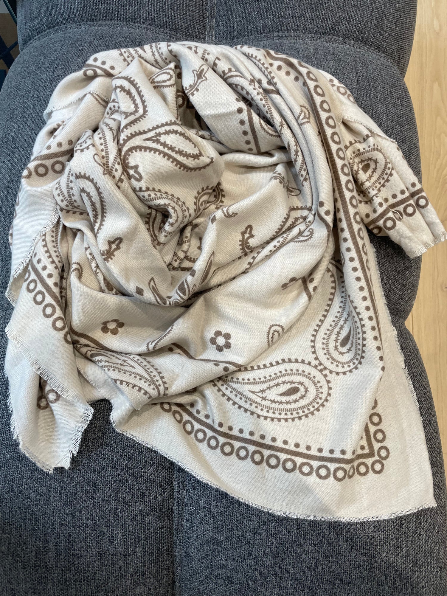 Echarpe bandana GM - beige