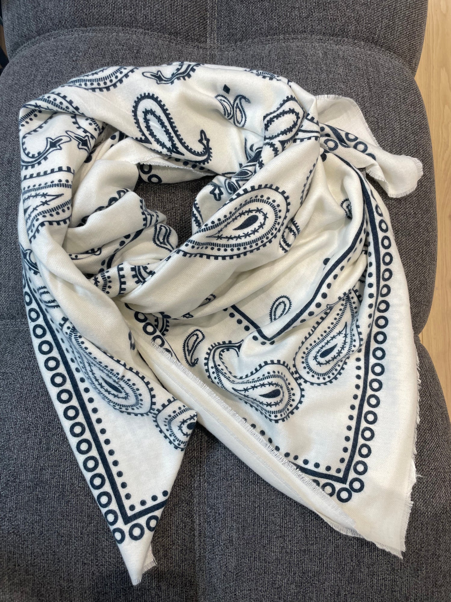 Echarpe bandana GM - blanc
