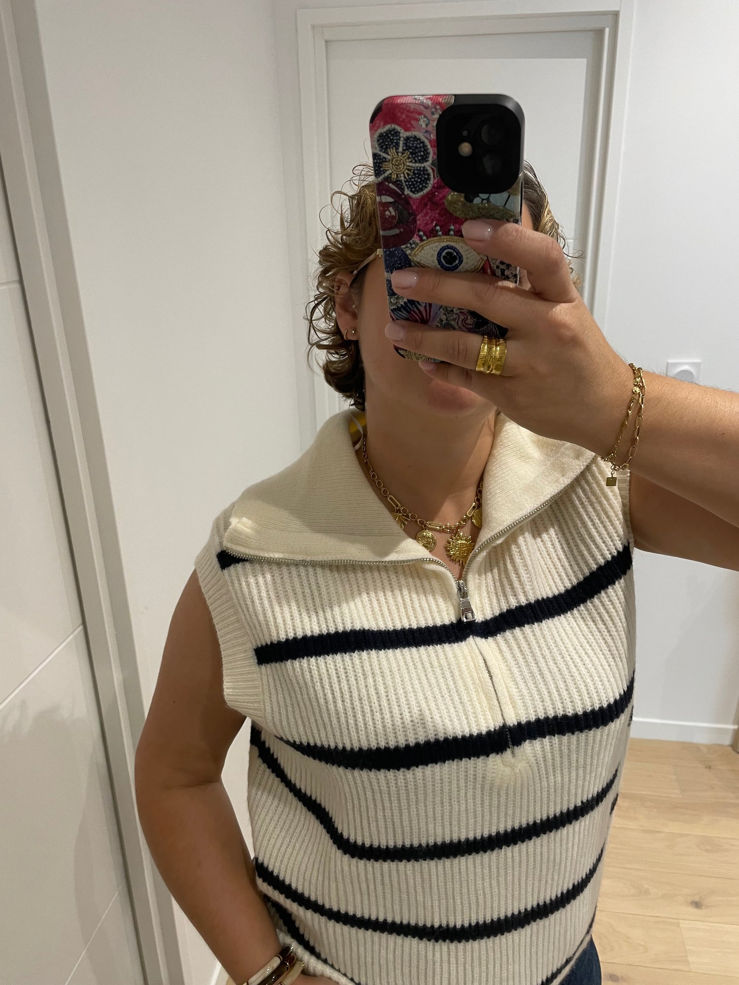 Pull sans manche Agathe