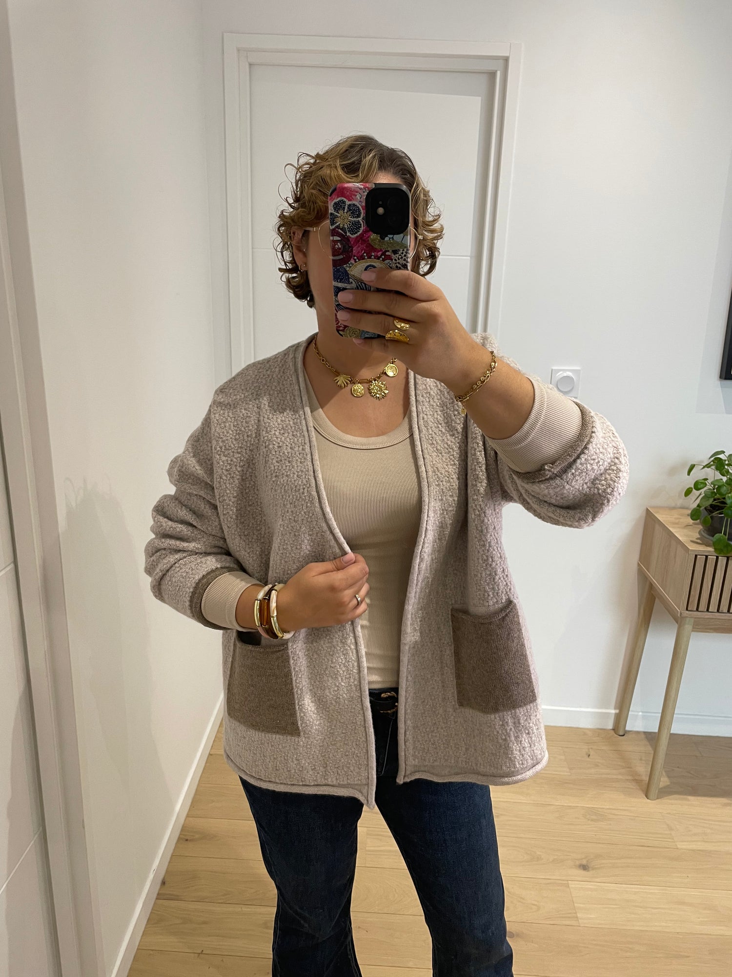 Gilet laine lola - beige