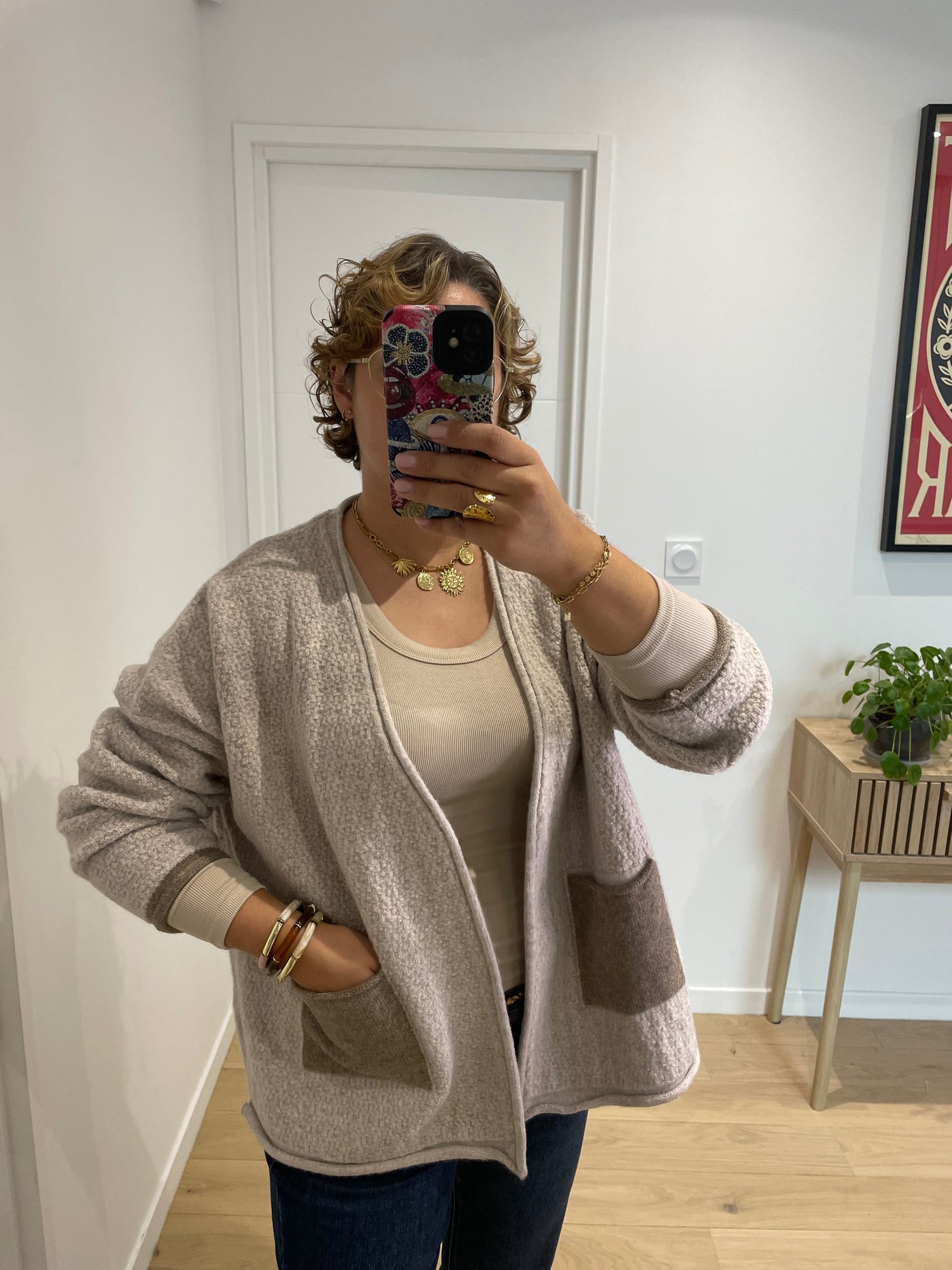 Gilet laine lola - beige