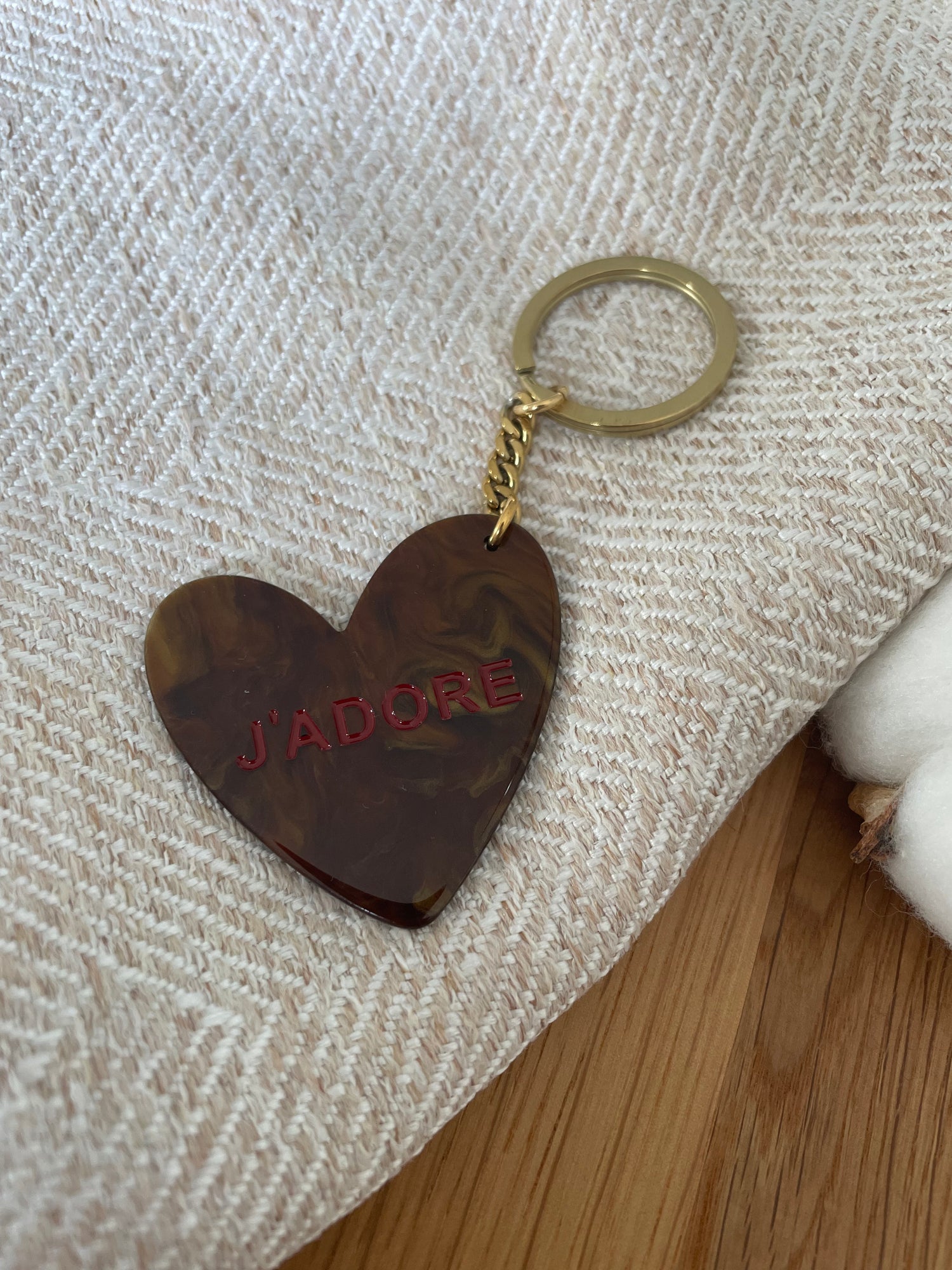 Porte-clé J'adore