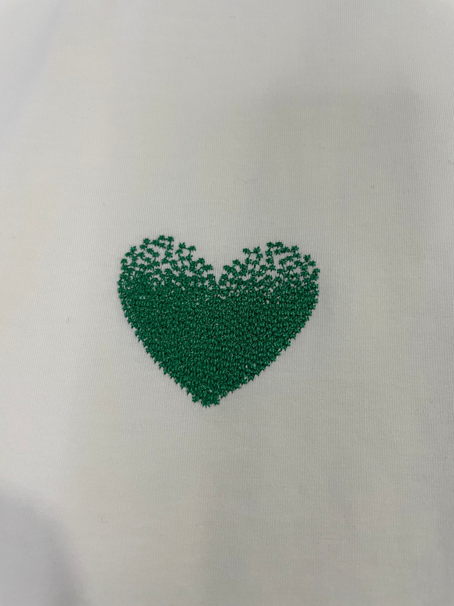 Tee-shirt cœur - vert