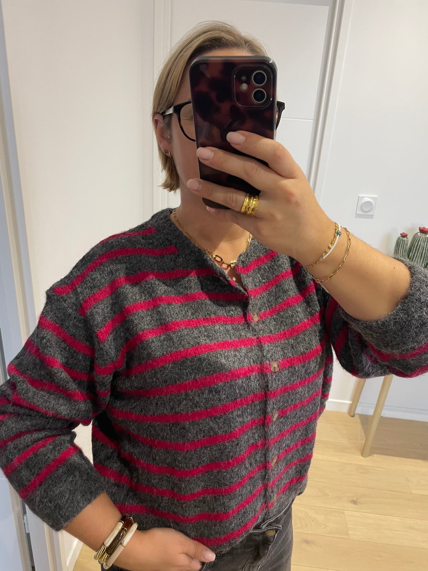 Cardigan Luna - gris