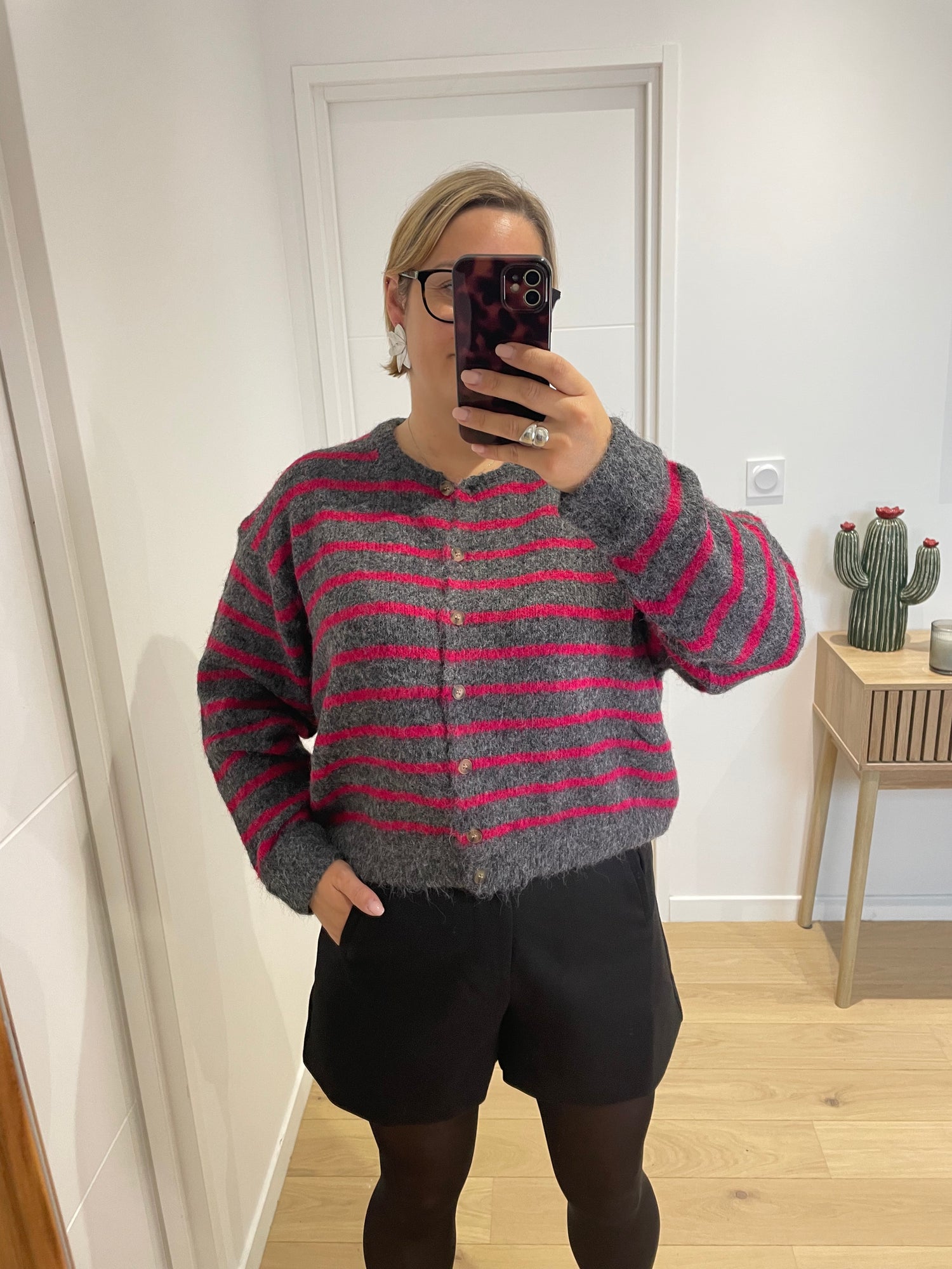 Cardigan Luna - gris