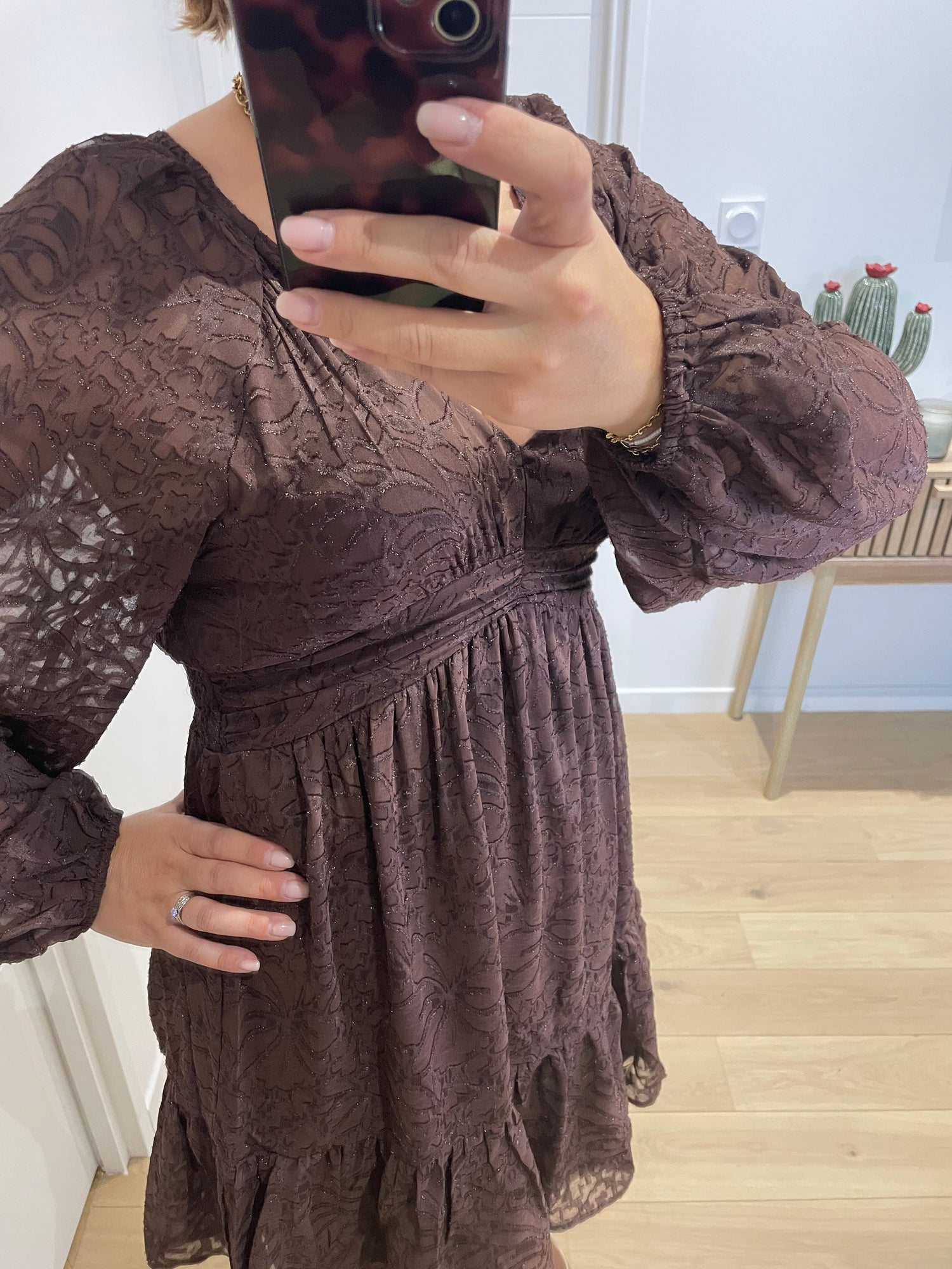 Robe Valentina - marron