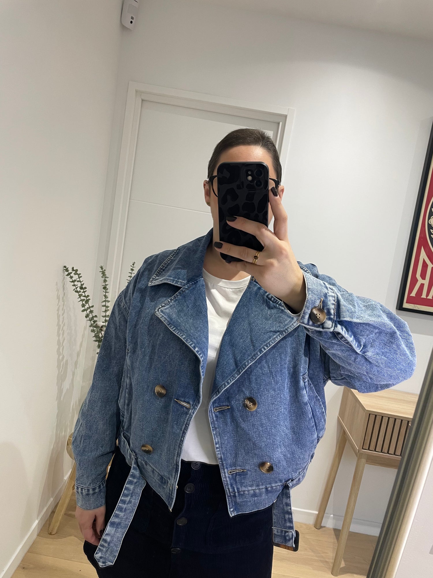 Veste en jean Paula - bleu