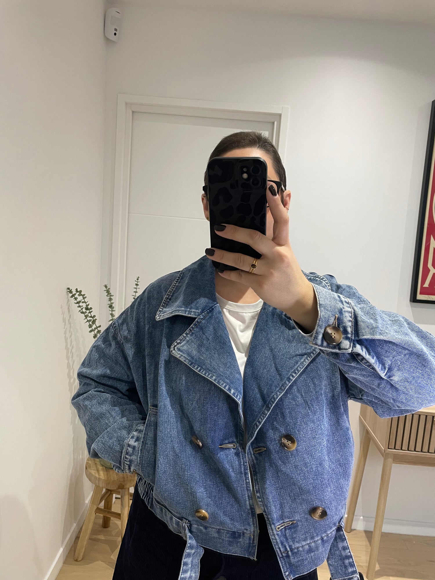 Veste en jean Paula - bleu