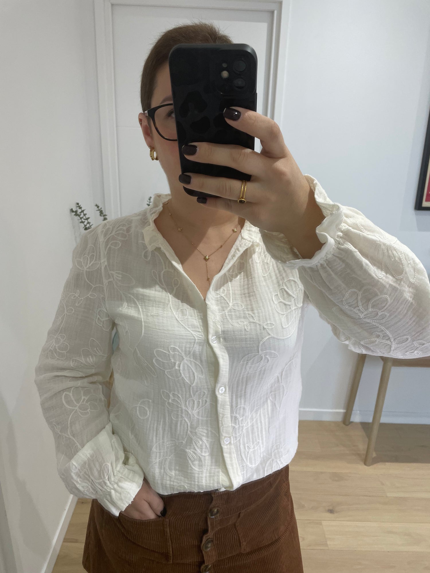 Blouse Emma - blanc