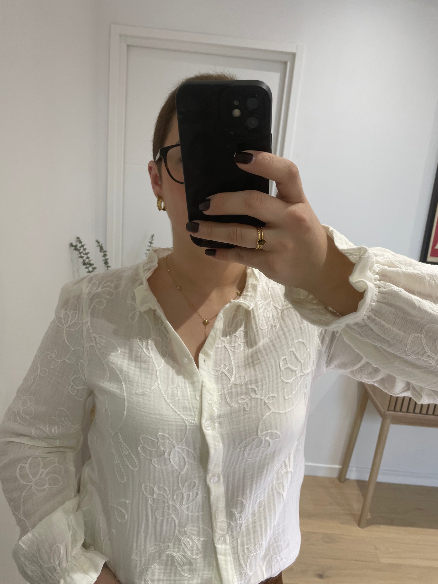 Blouse Emma - blanc