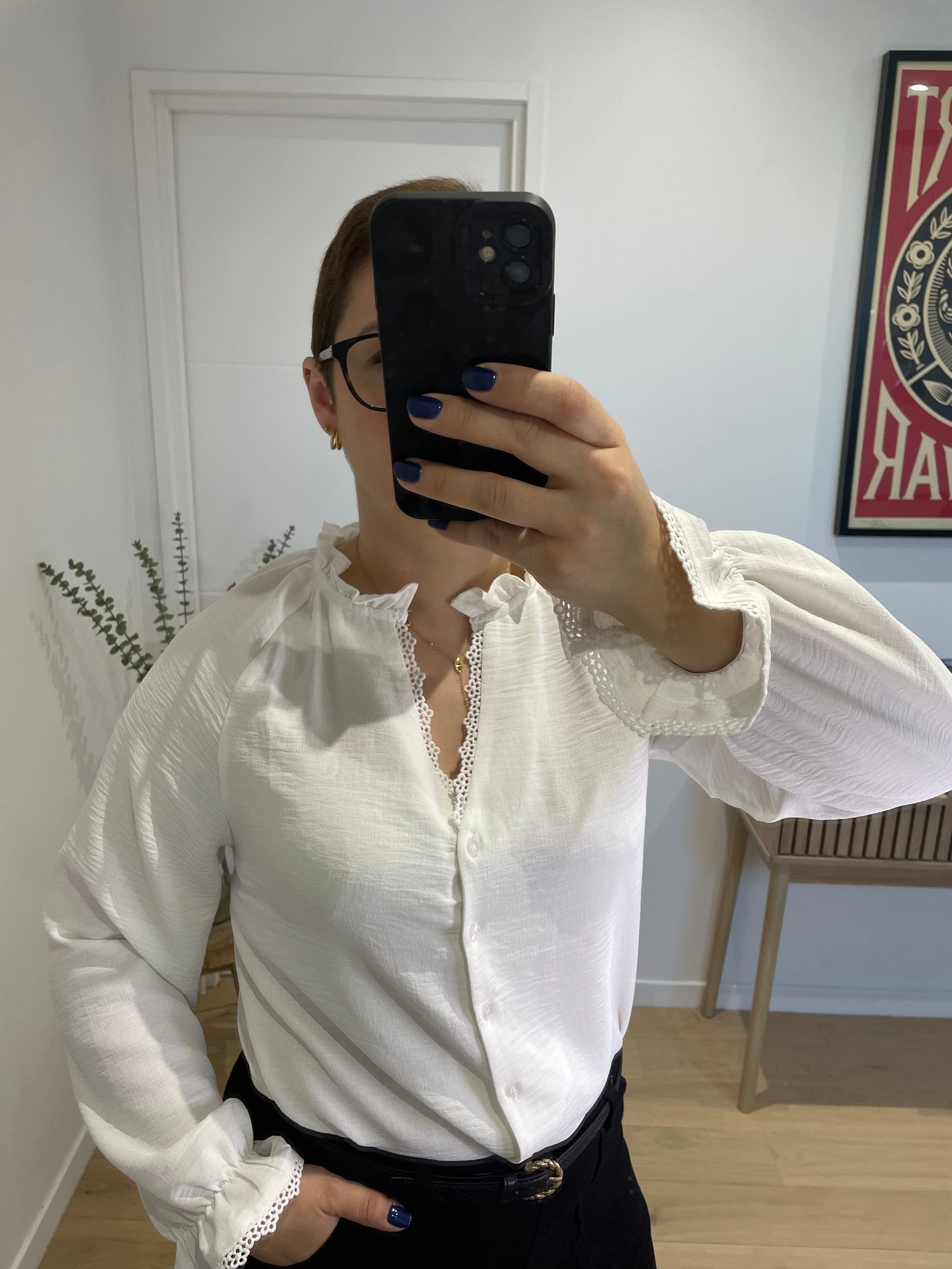 Chemise Nina - blanche