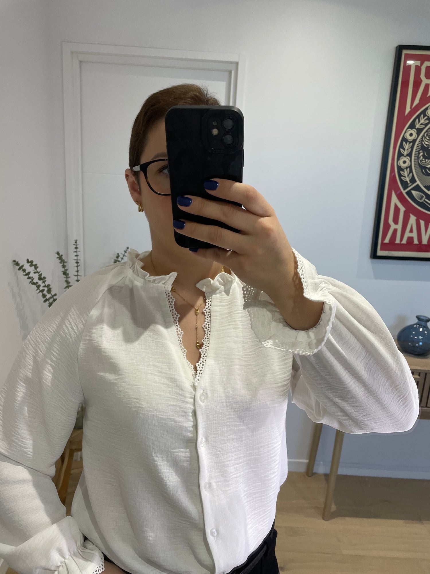 Chemise Nina - blanche