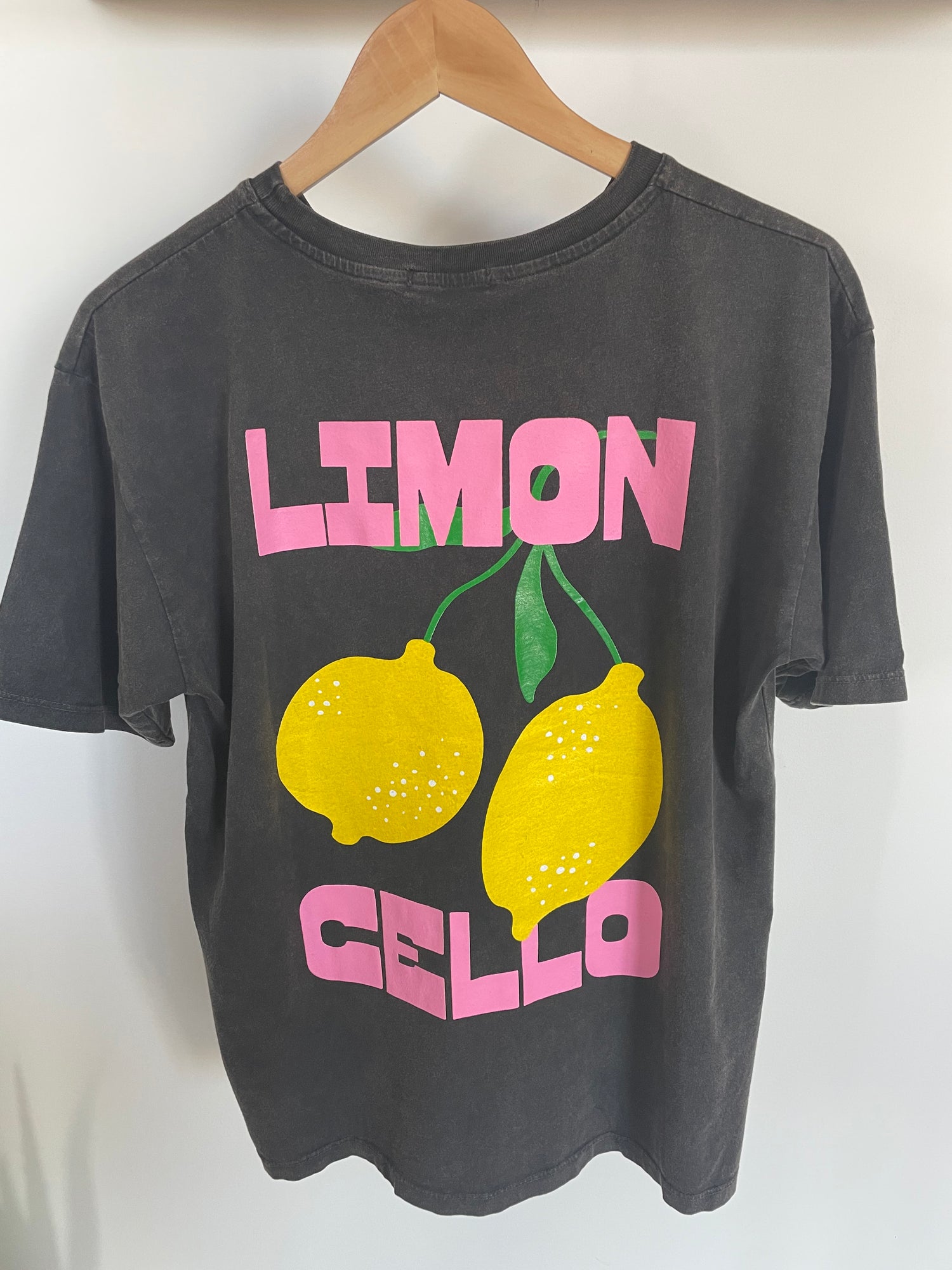 Tee-shirt limon gris anthracite