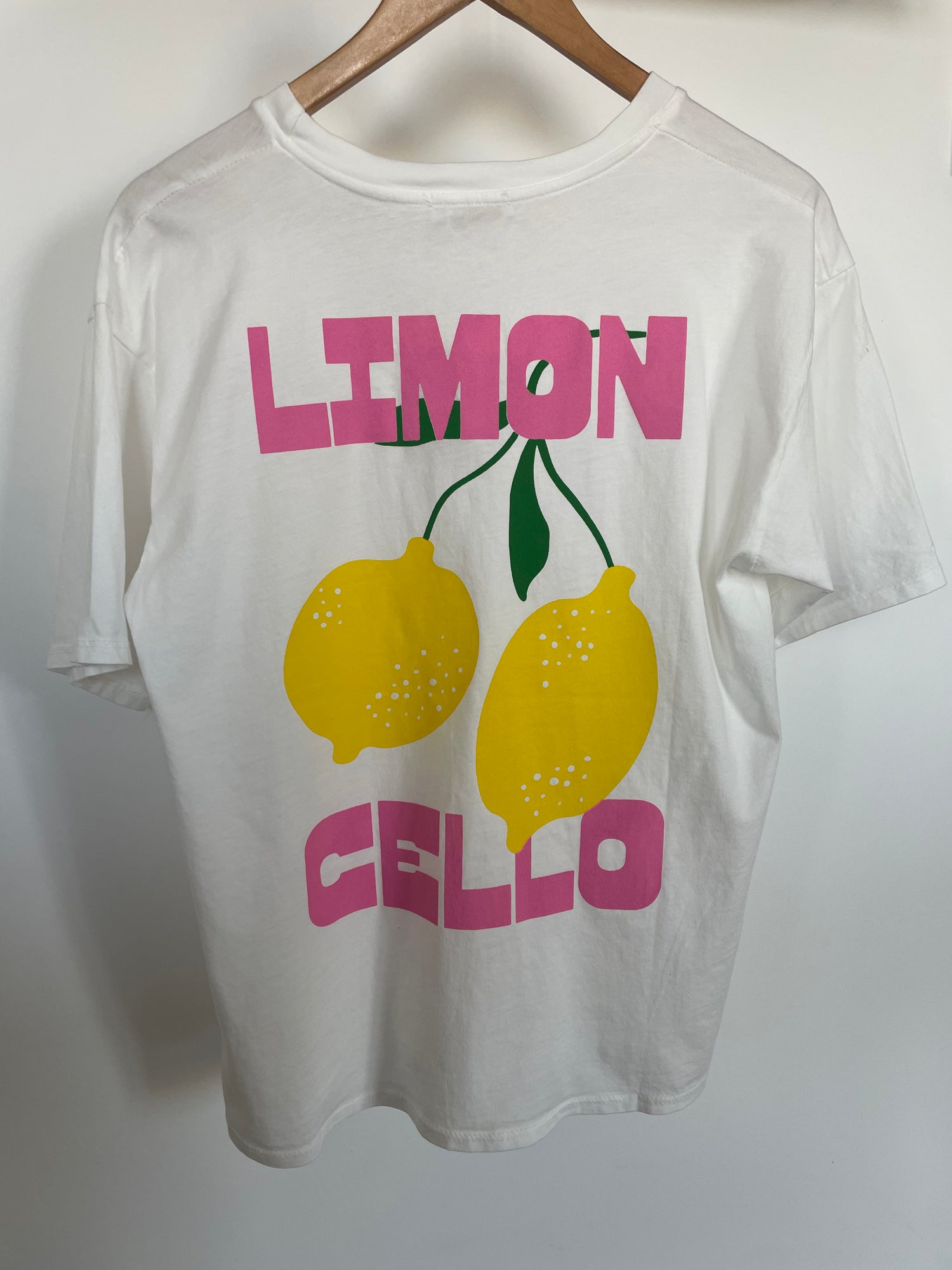 Tee-shirt limon blanc