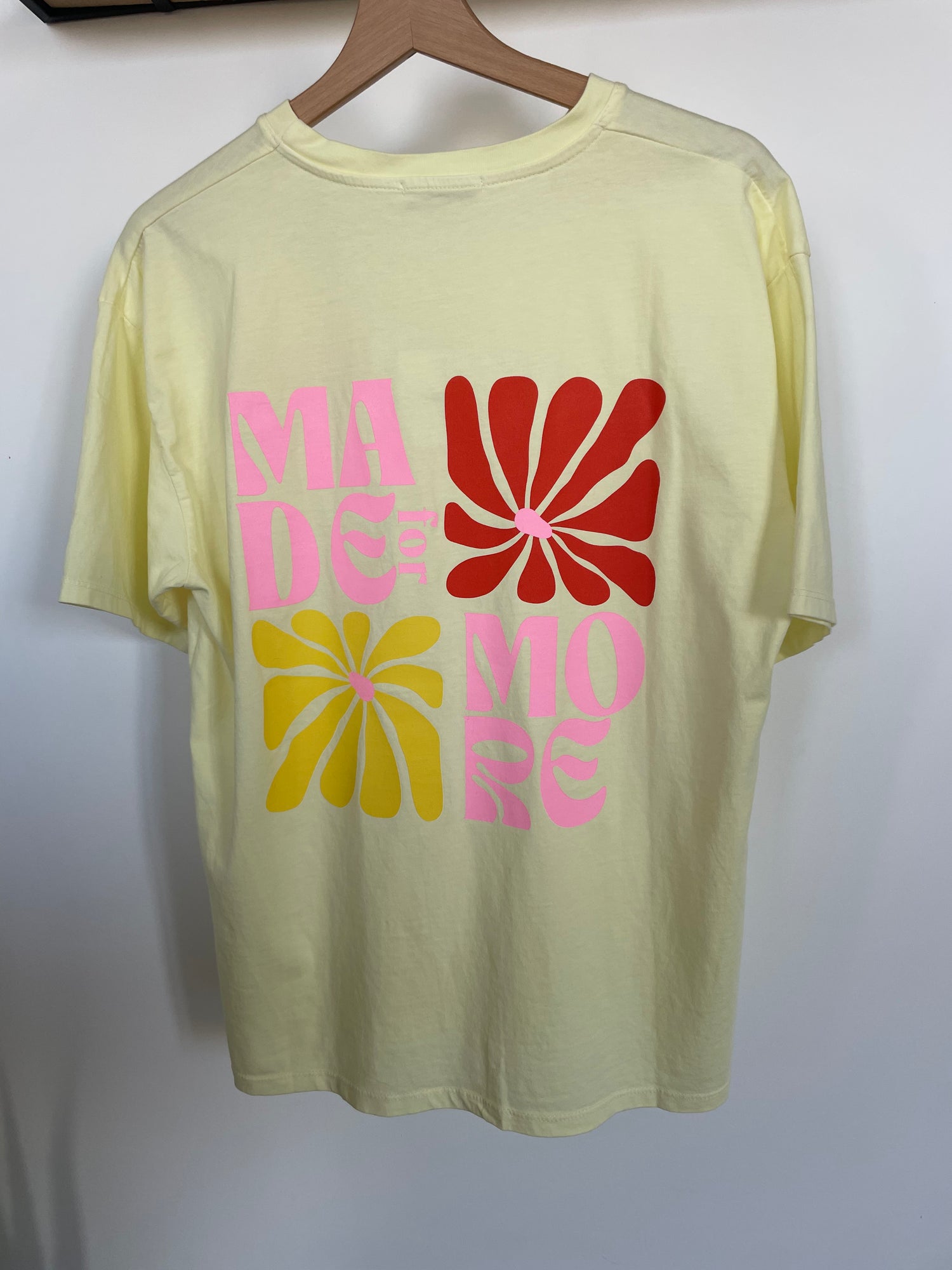 Tee-shirt fleur jaune