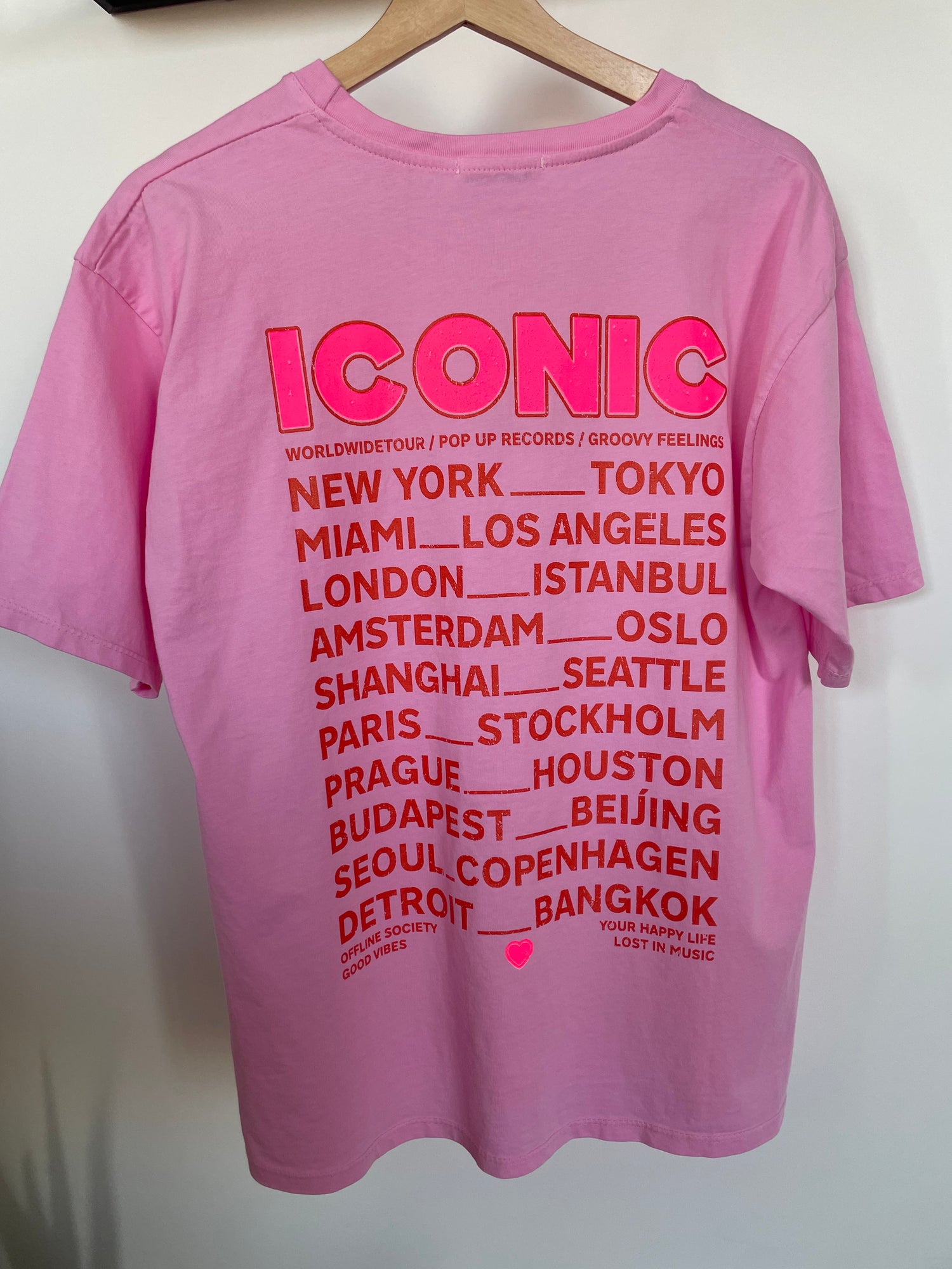 Tee-shirt iconic rose