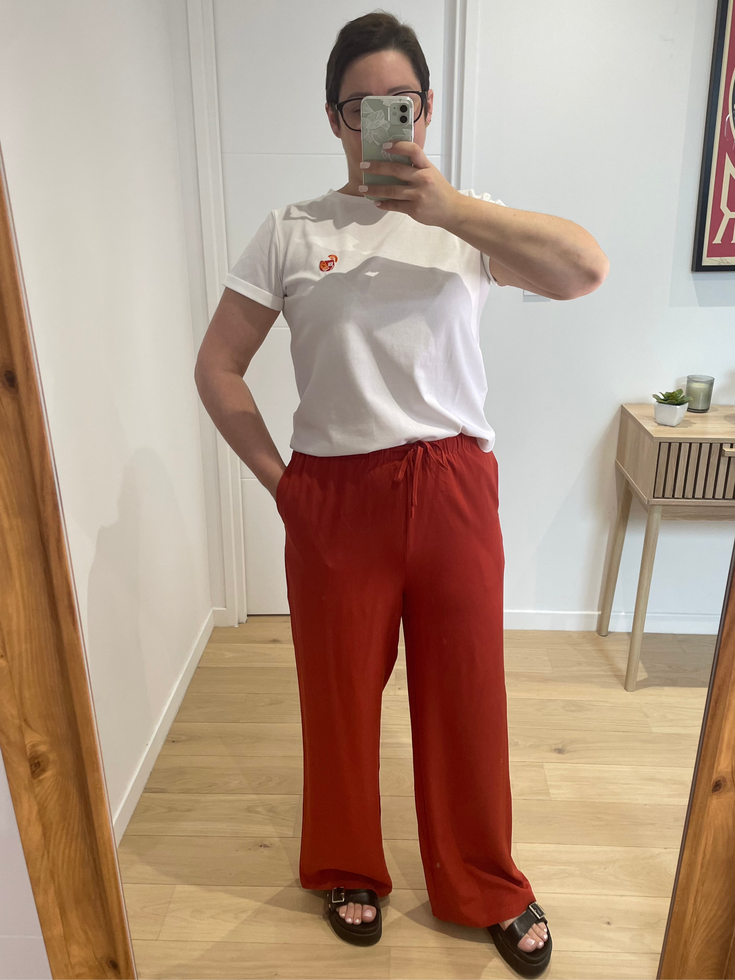 Pantalon Elena - rouge