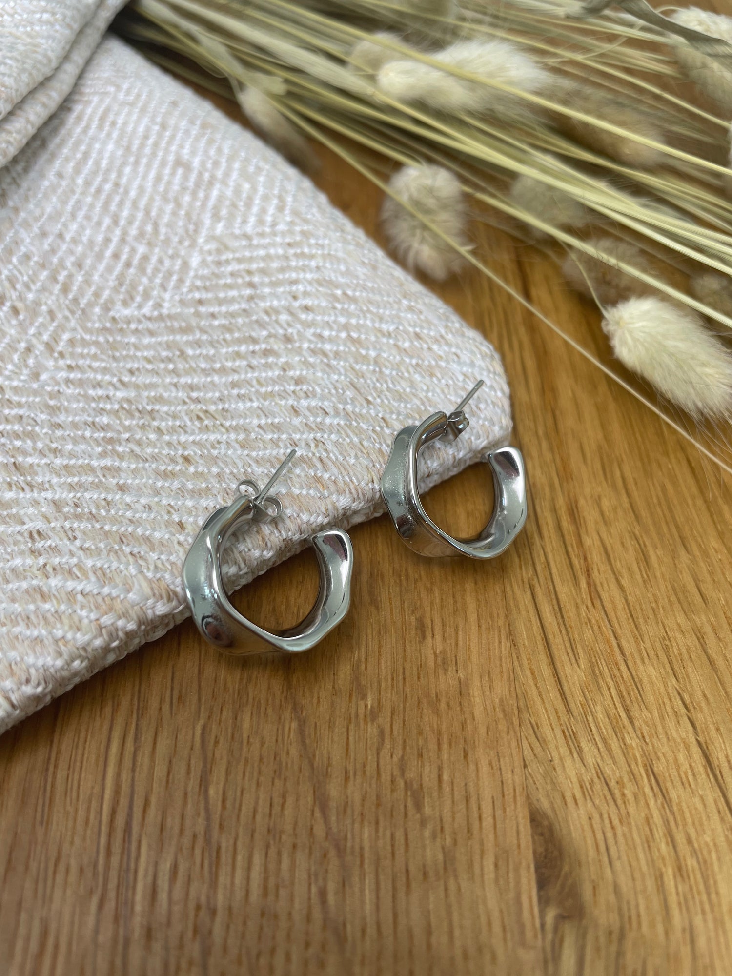 Boucles d'oreilles Aurélia - argenté