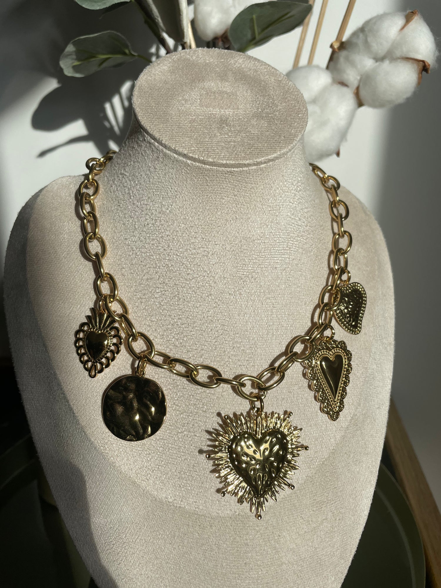 Collier Elyna - doré