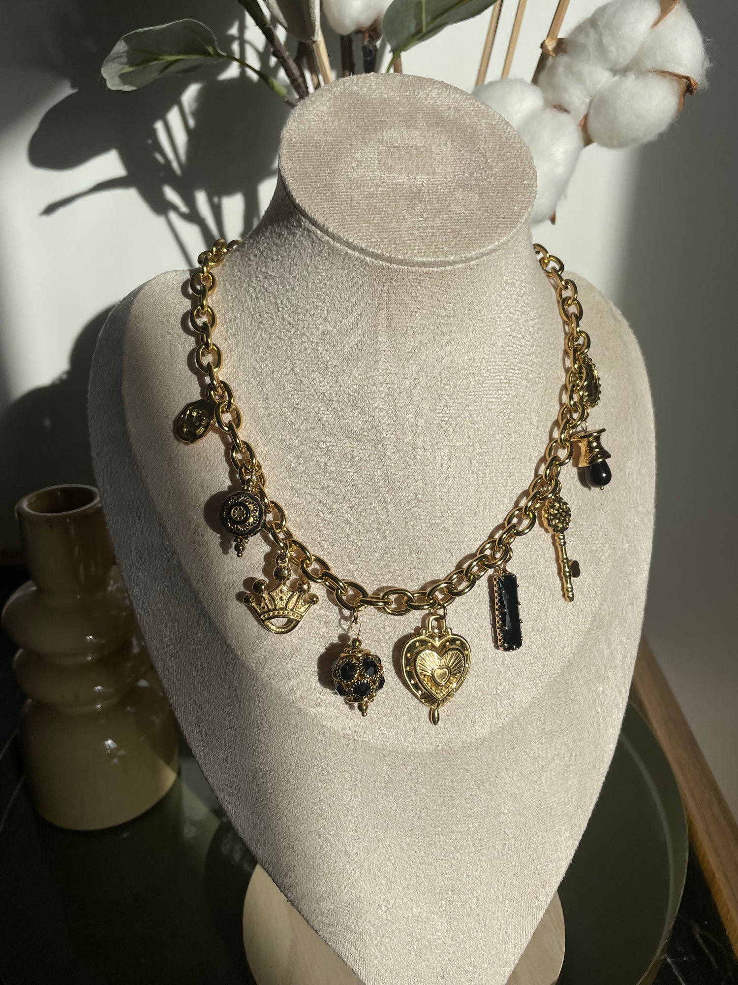 Collier Jannah - doré
