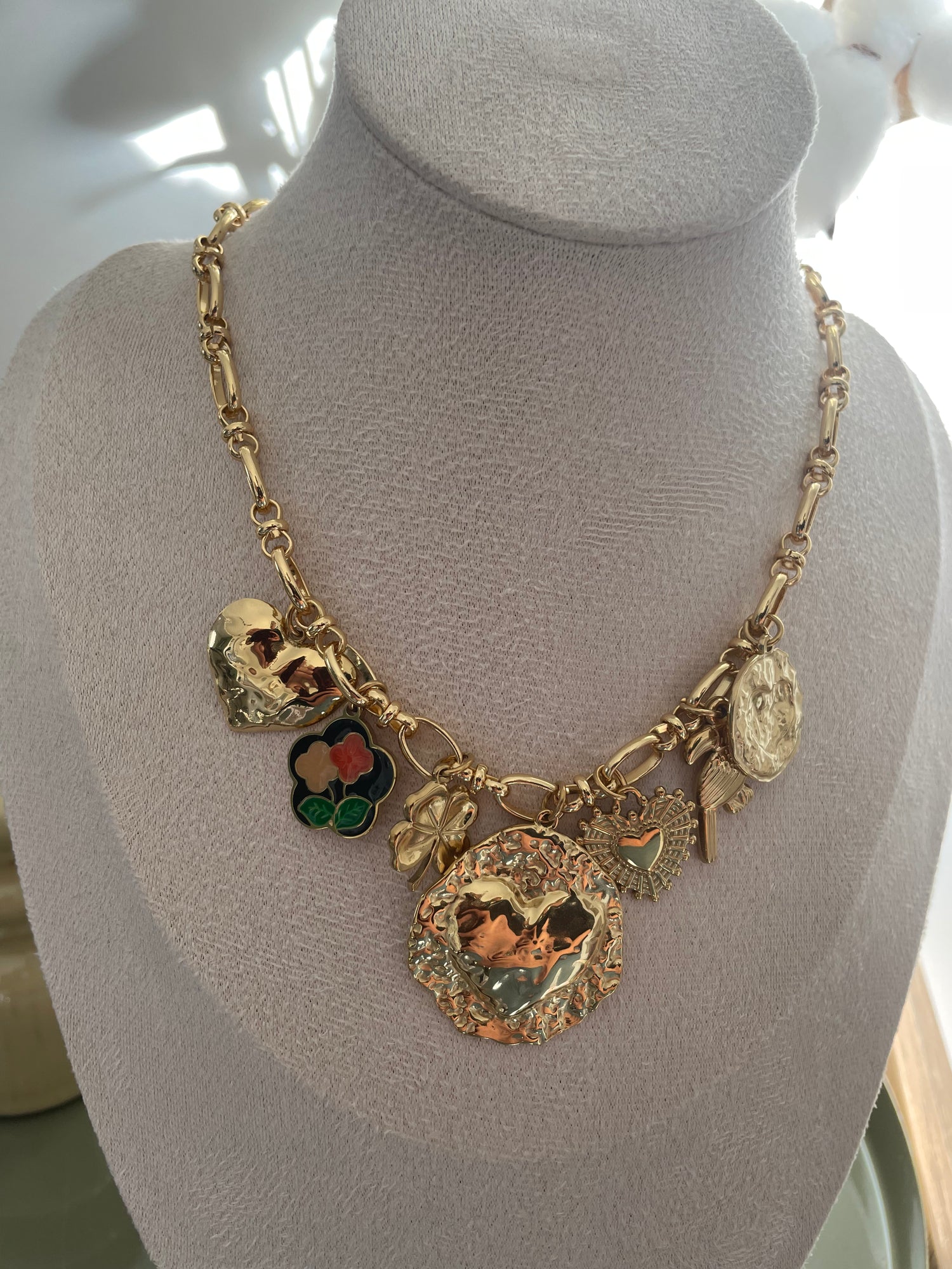Collier Toucan - doré