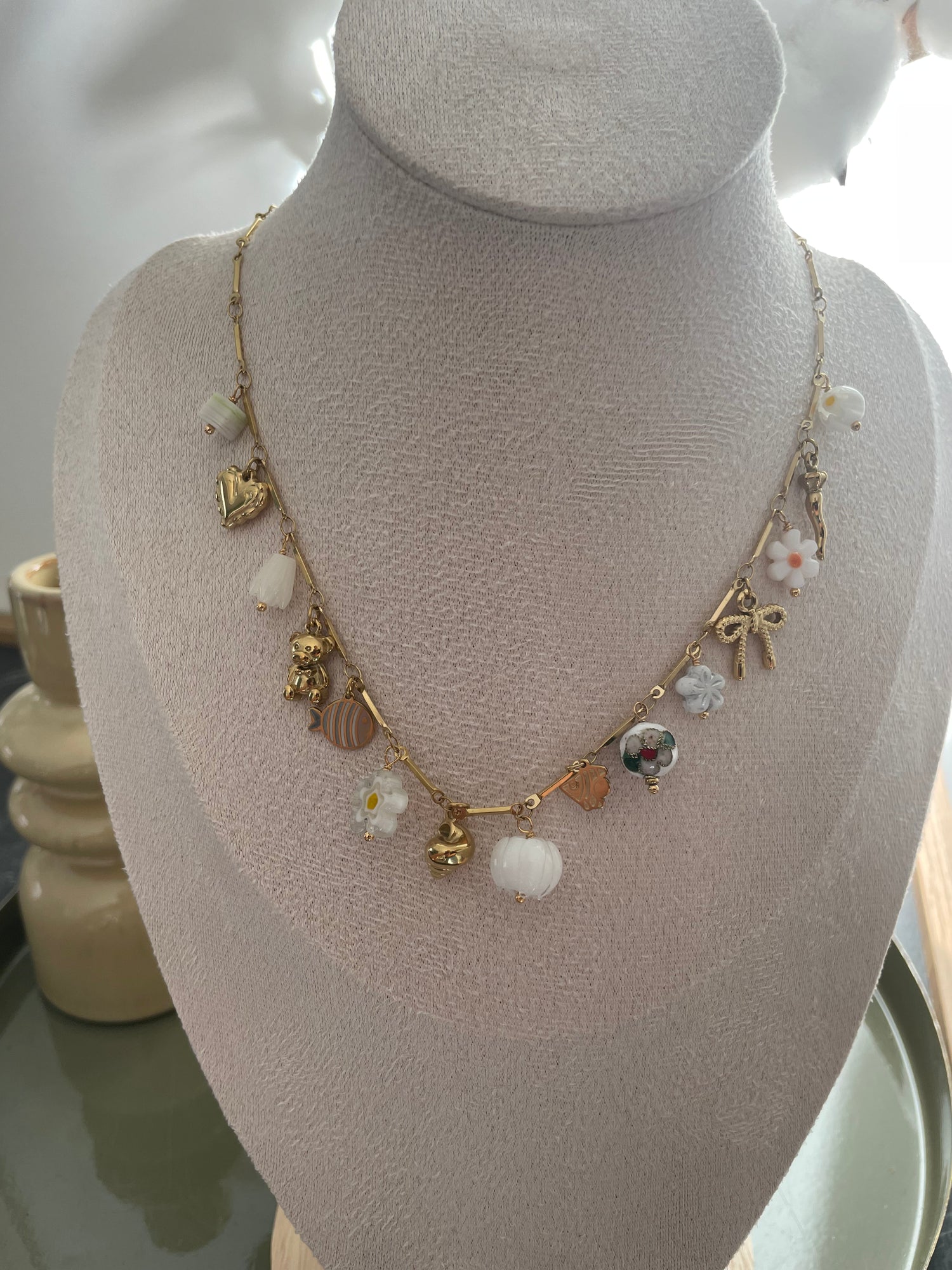 Collier Marguerite - doré