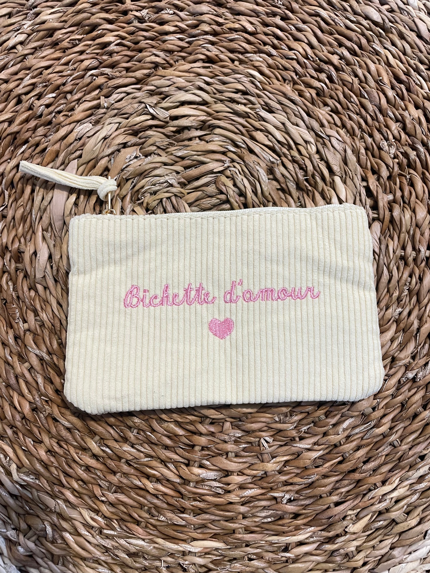 Pochette Bichette d'amour - jaune