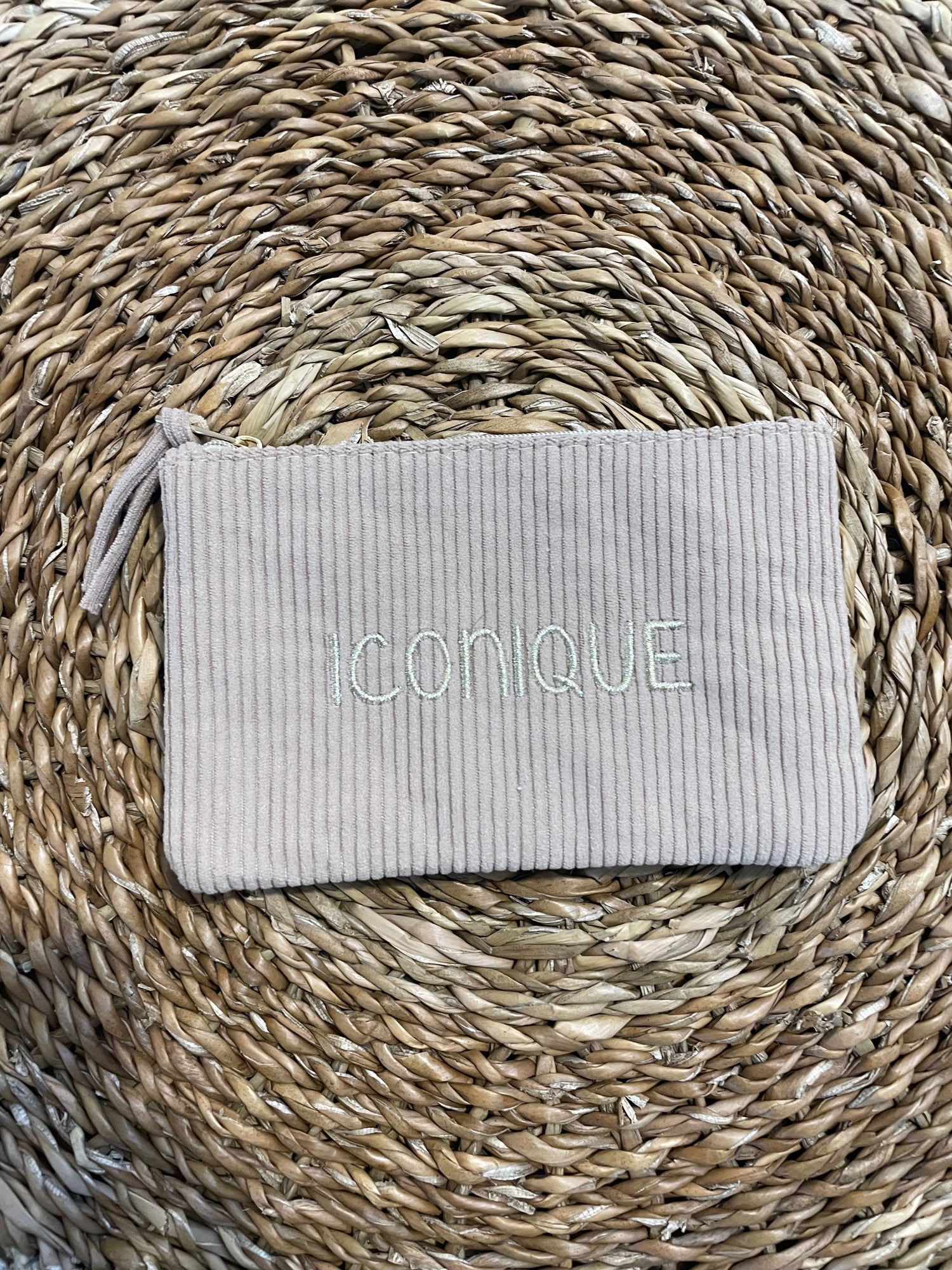 Pochette Iconique - taupe