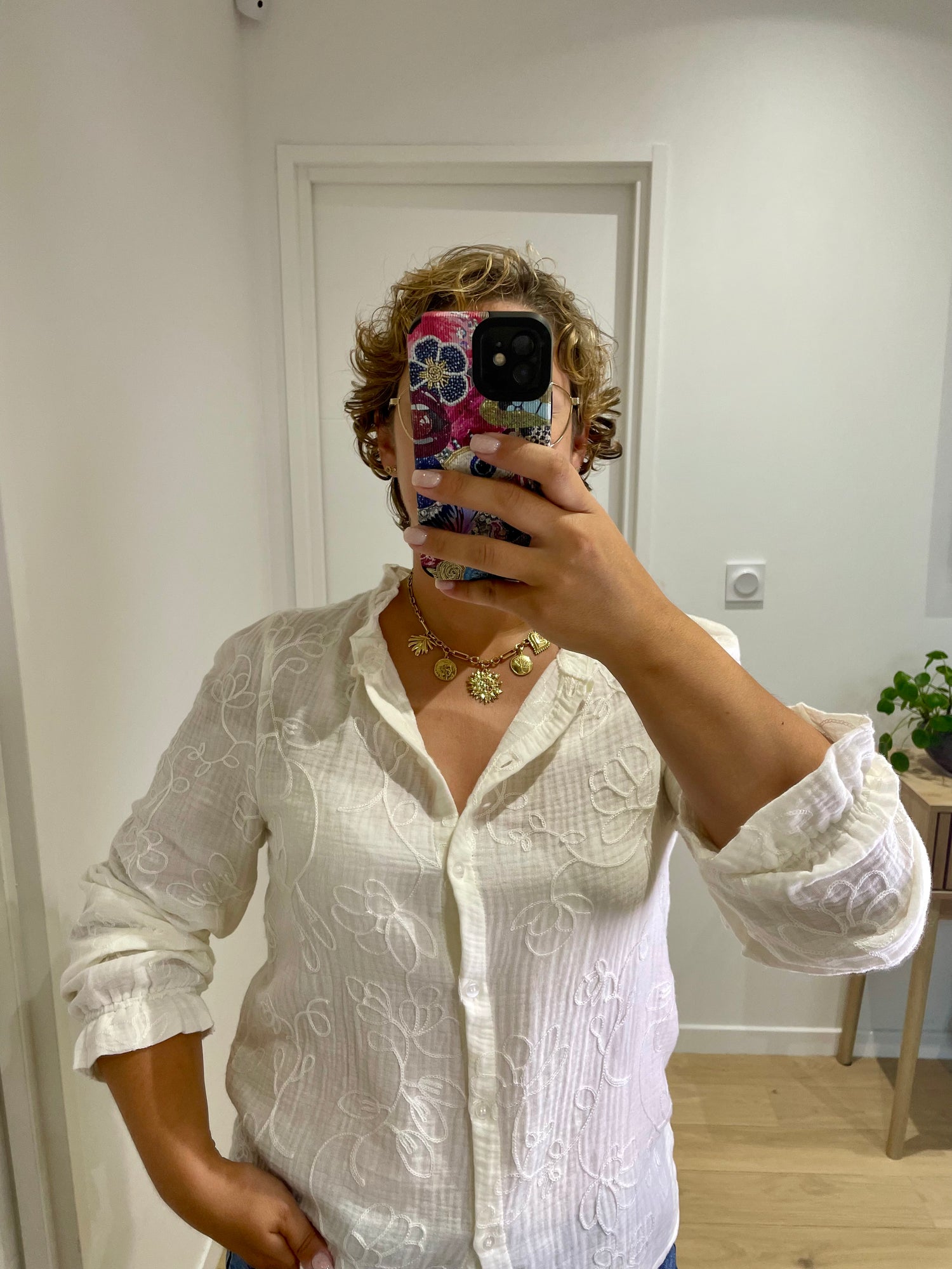 Blouse Emma - blanc