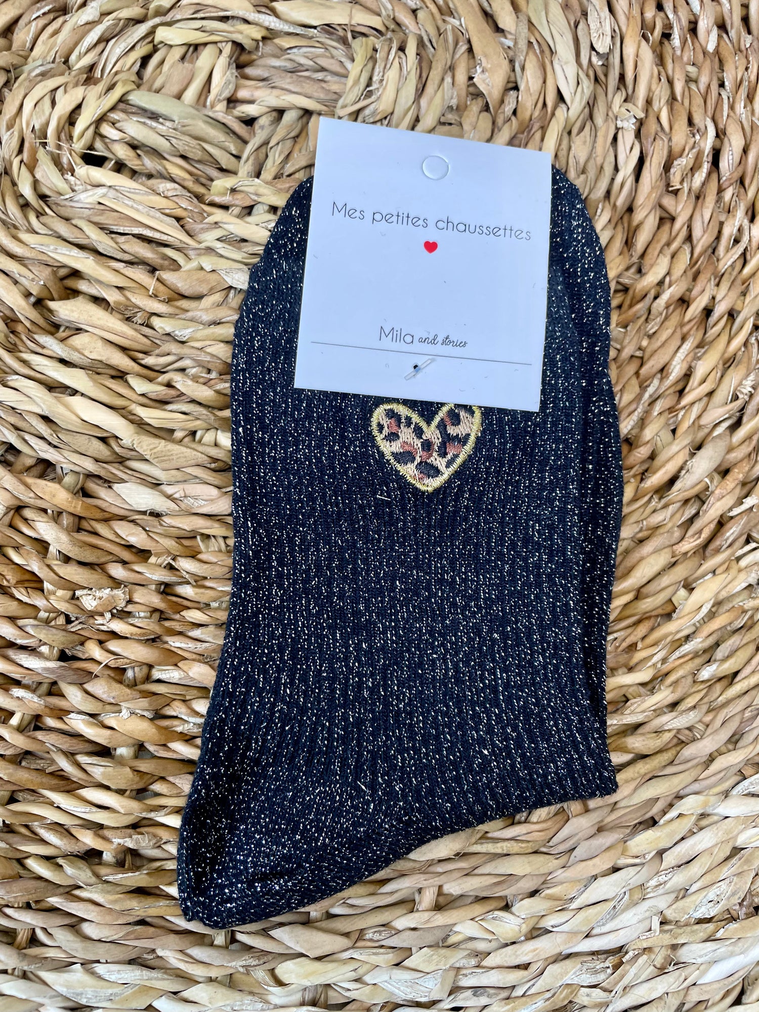 Chaussettes Léonie - noir