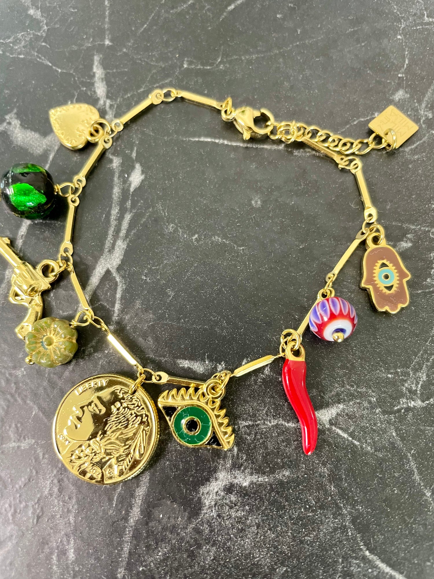 Bracelet Selena - vert