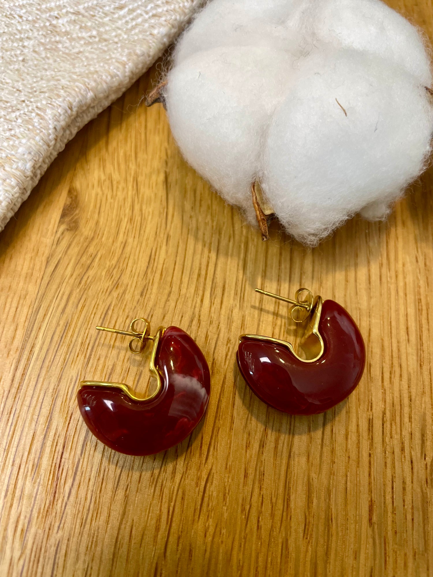 Boucles d'oreilles Jen - Bordeaux