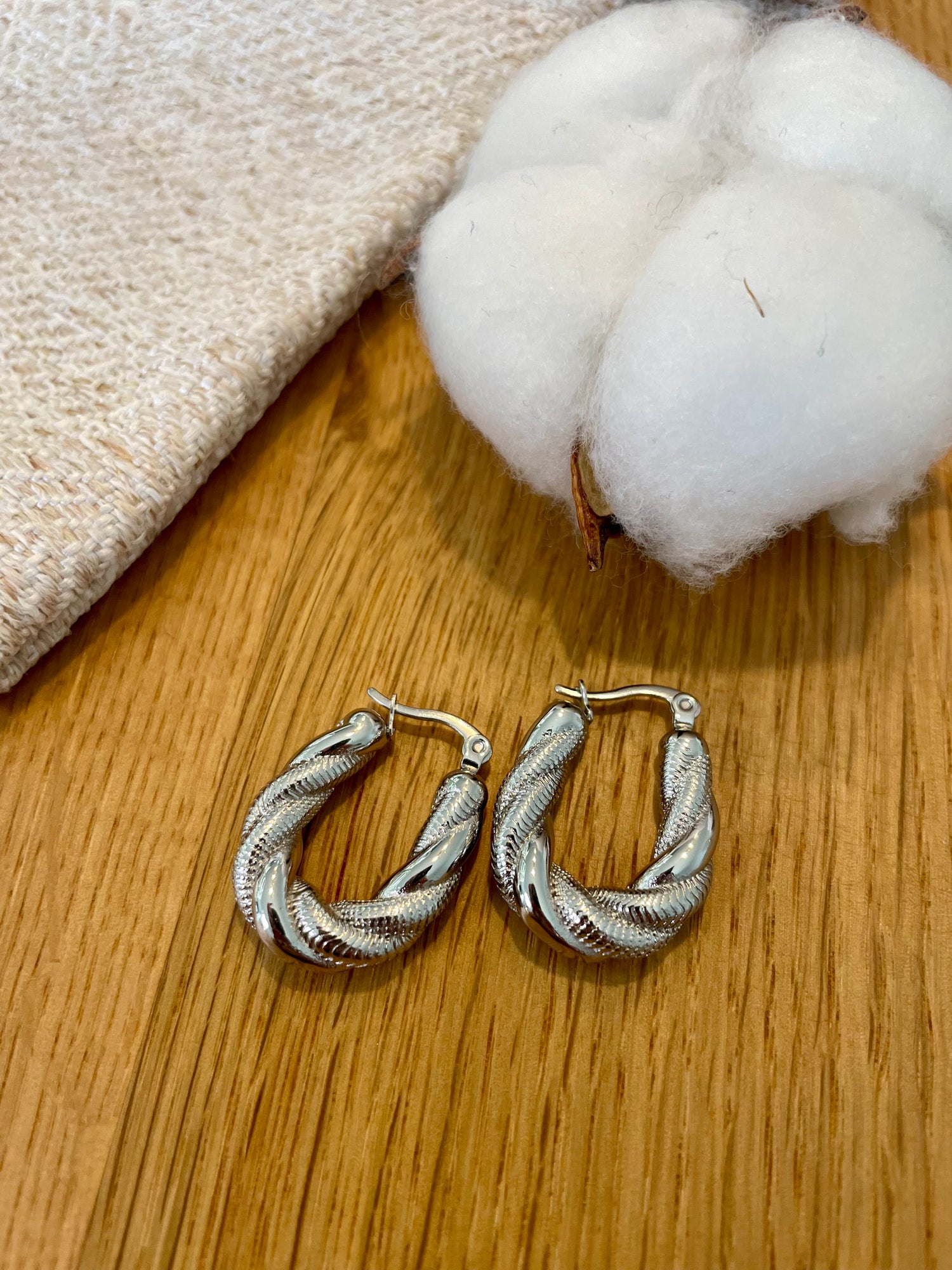 Boucles Ludivine - argenté