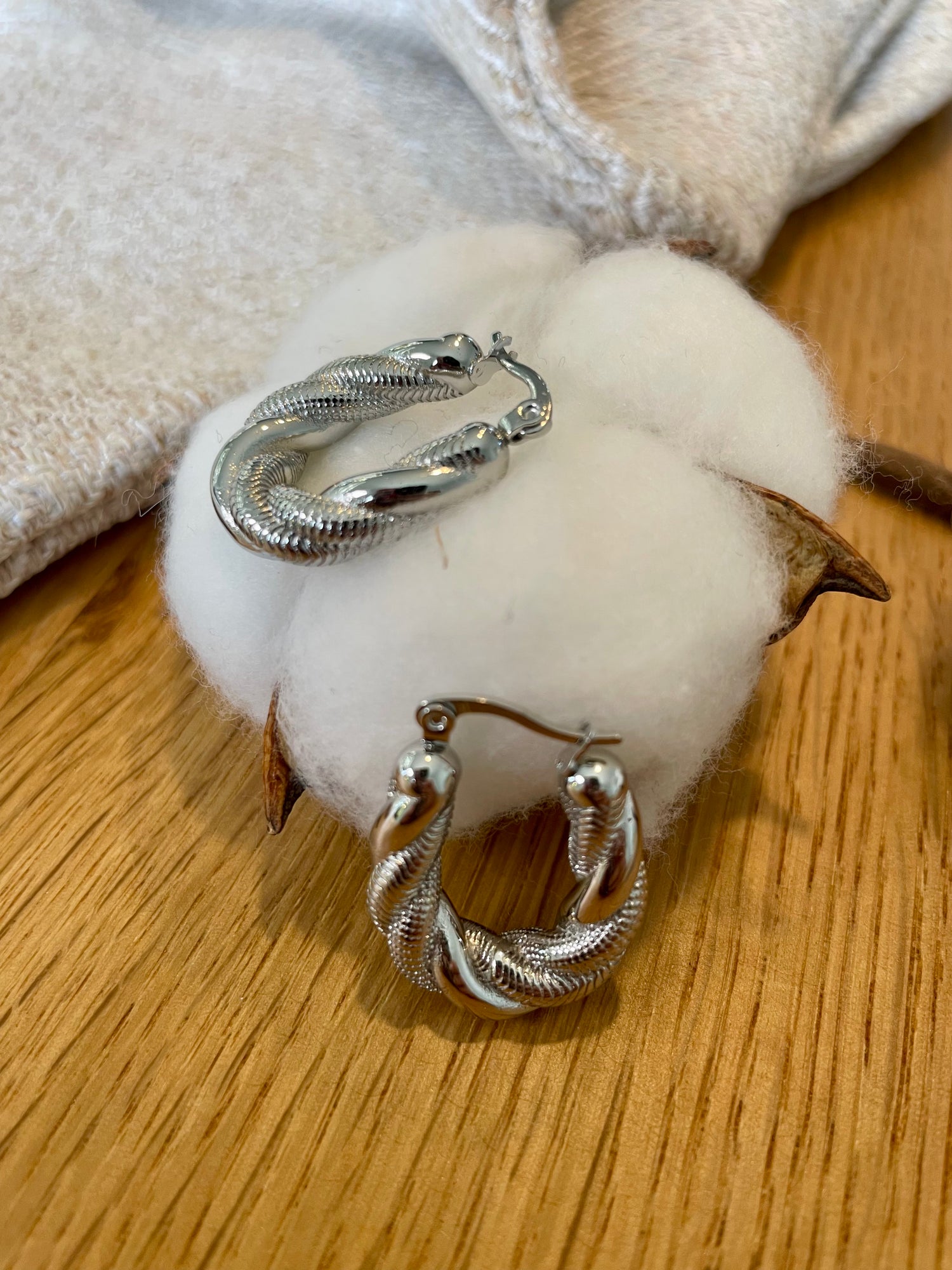 Boucles Ludivine - argenté