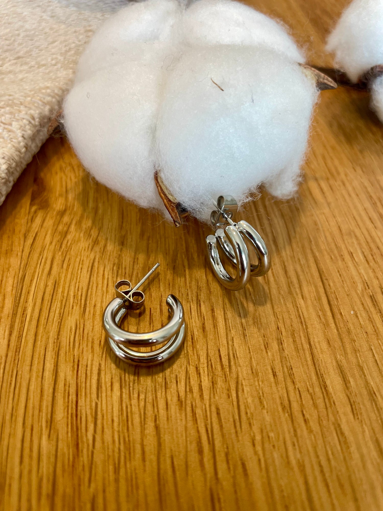 Boucles Kera - argenté