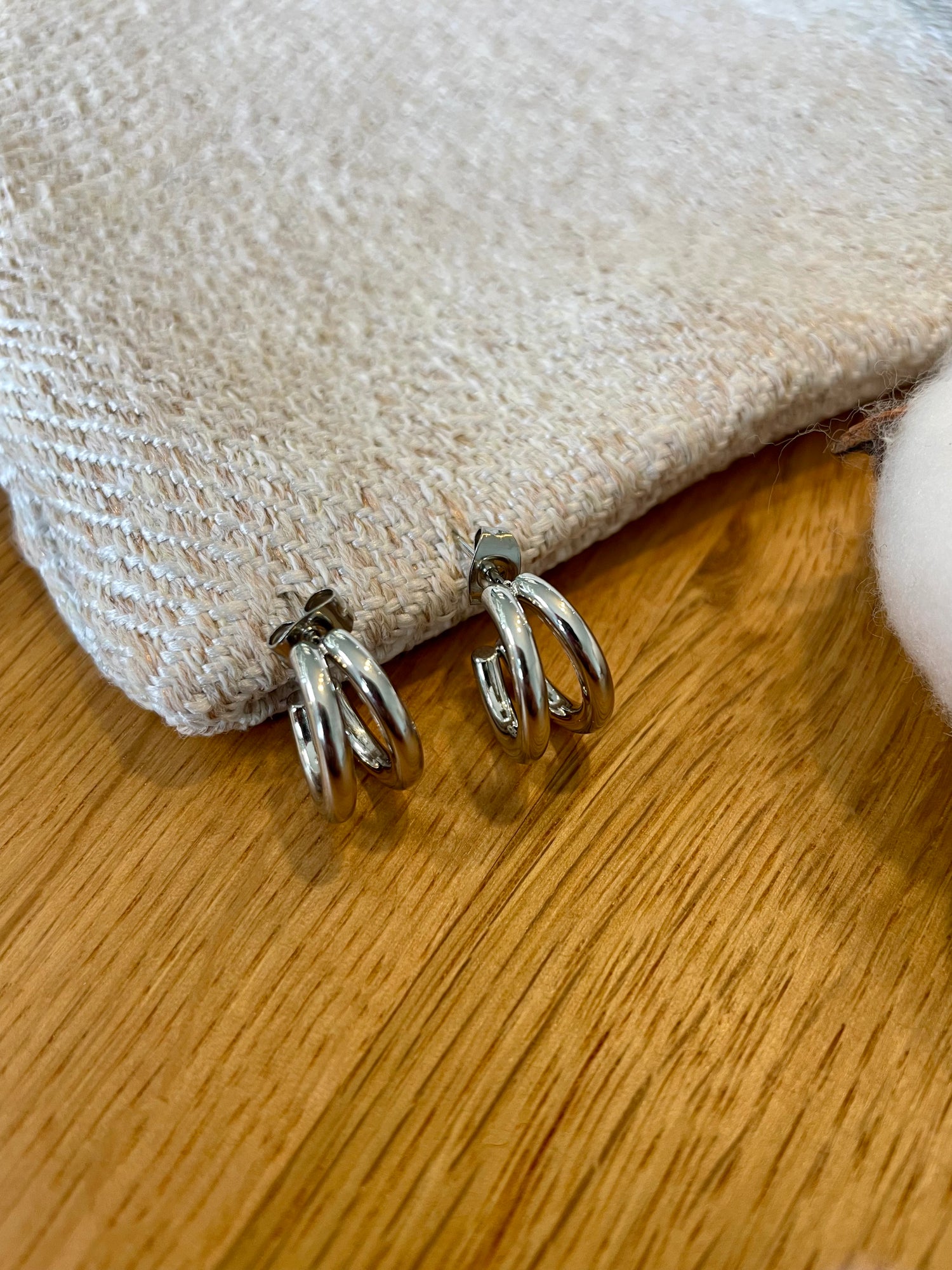 Boucles Kera - argenté