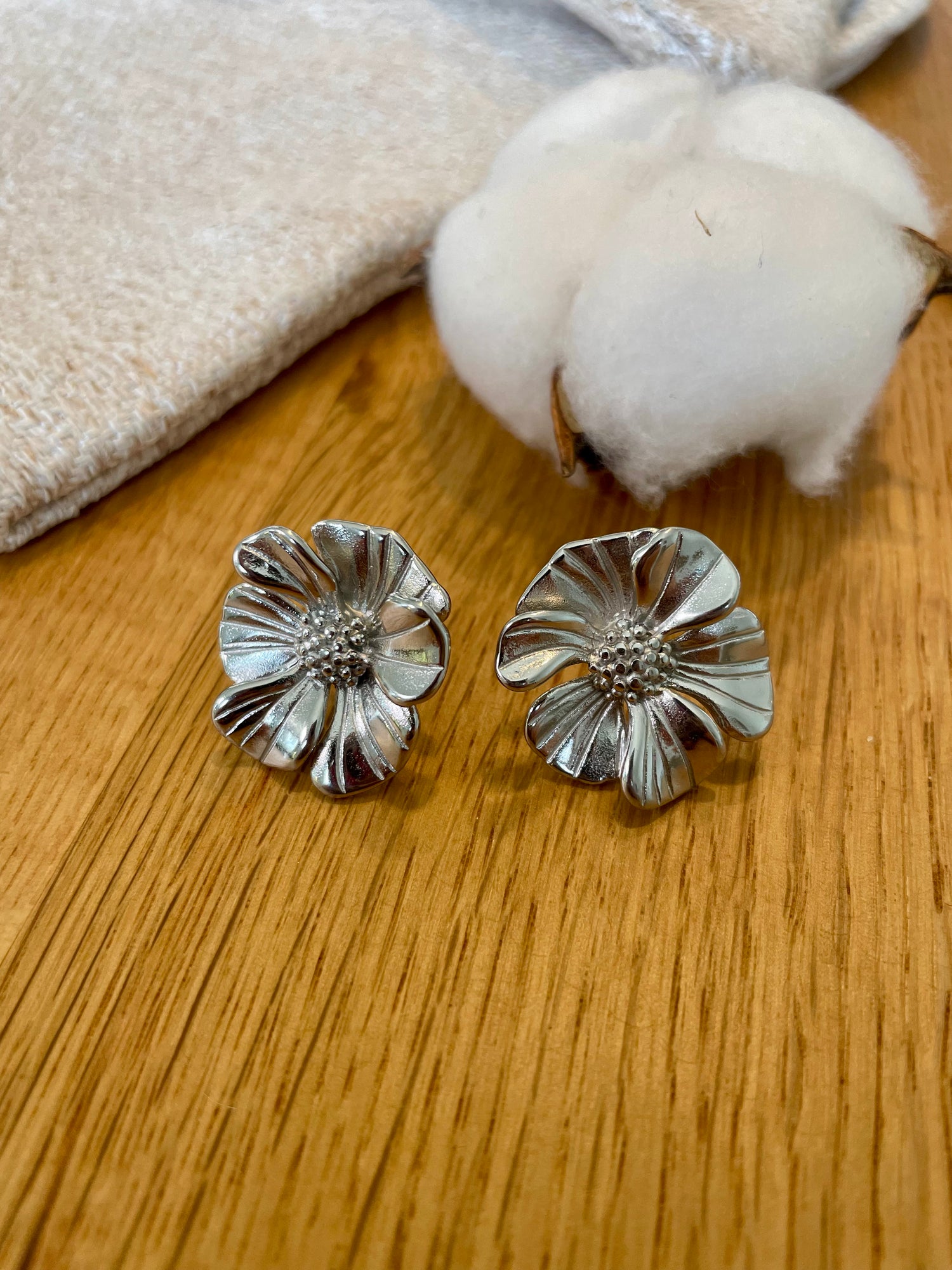 Boucles Anaé - argenté