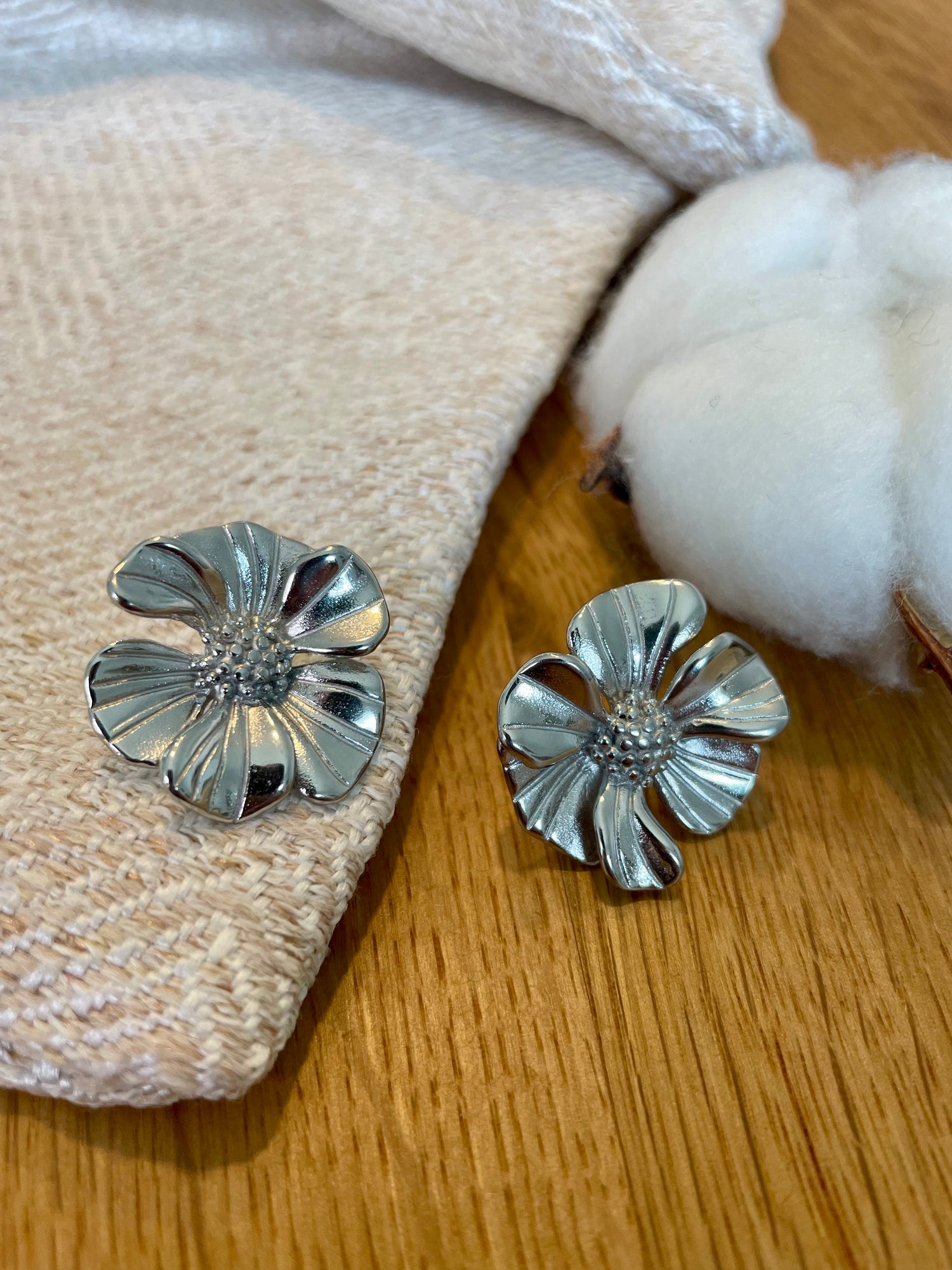 Boucles Anaé - argenté