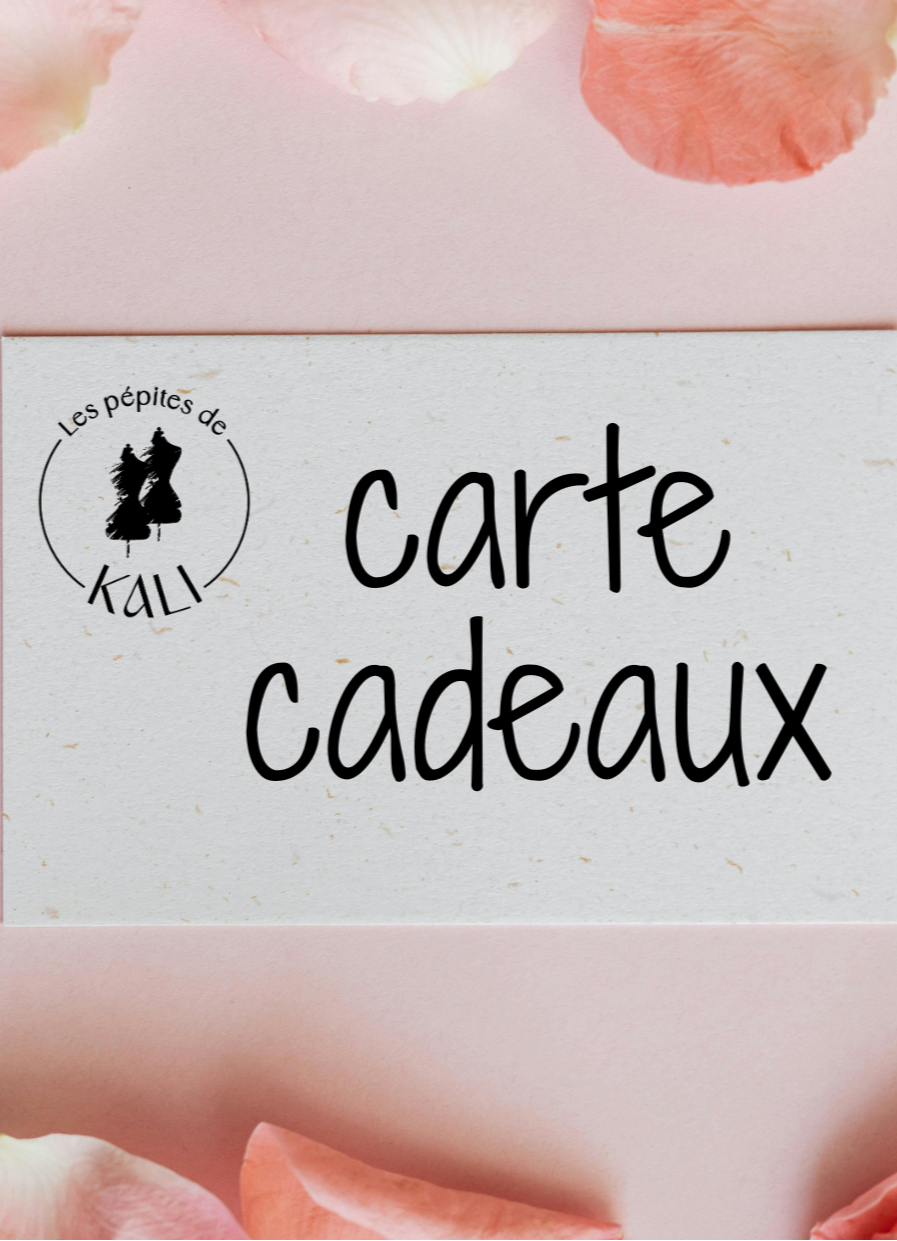 Carte-cadeaux les Pépites de Kali